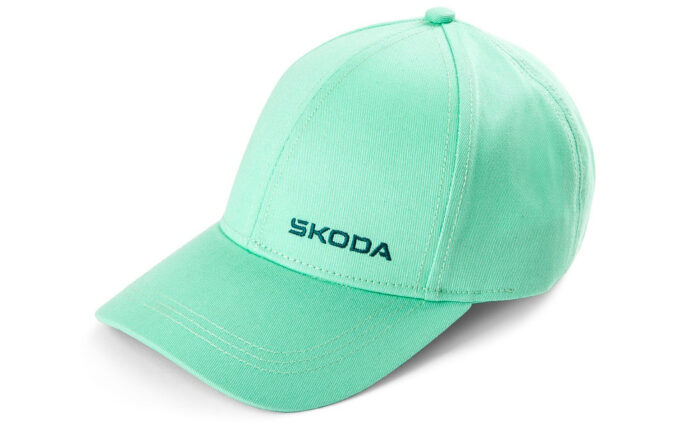 Škoda unisex elektromos zöld baseball sapka