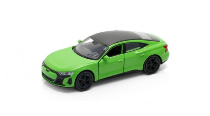 Audi RS e-tron GT játékautó – Kyalami zöld, visszahúzó hajtással