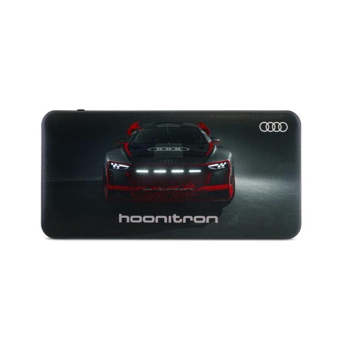 Audi Sport Hoonitron Powerbank – 10 000 mAh, Fekete