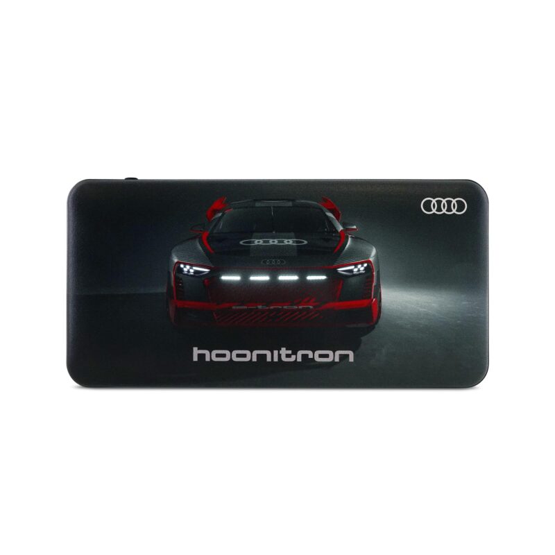 Audi Sport Hoonitron Powerbank – 10 000 mAh, Fekete
