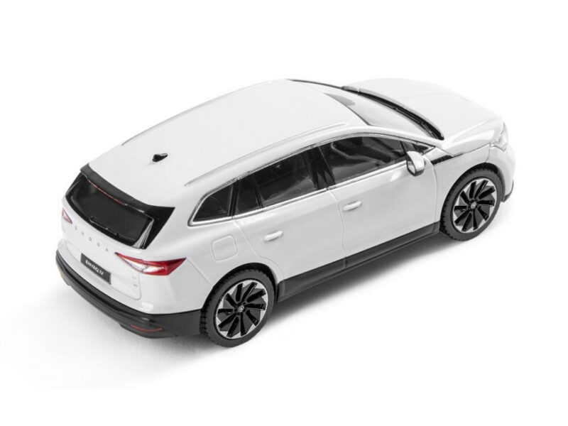 ŠKODA ENYAQ iV 1:43 Méretarányú Modell – Holdfehér - Image 2