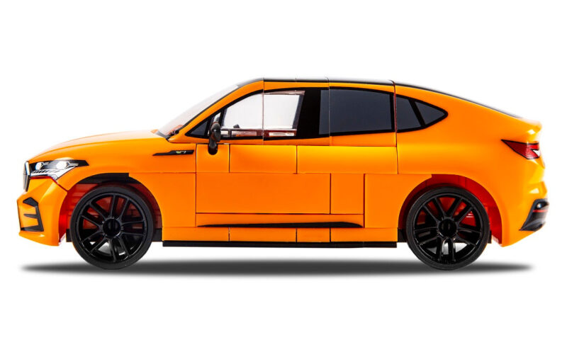 Škoda Enyaq Coupé RS modellautó - Narancssárga, 1:35 méretarány - Image 2