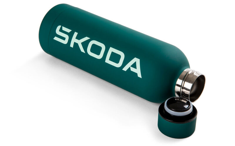 Škoda Emerald Zöld Rozsdamentes Acél Termosz - 500 ml - Image 2