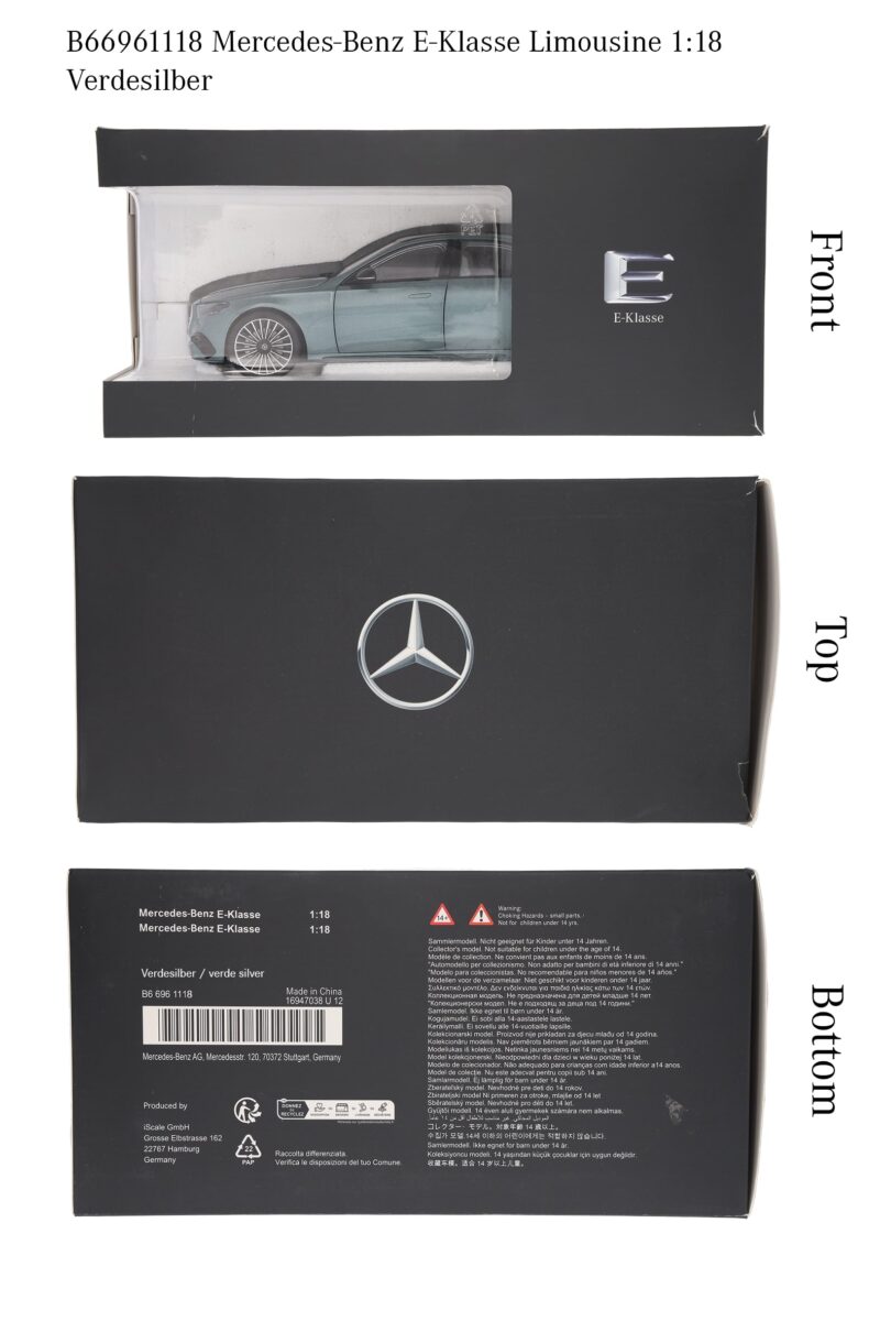 Mercedes E-osztály Limuzin AMG Line 1:18 Modellautó - Image 4