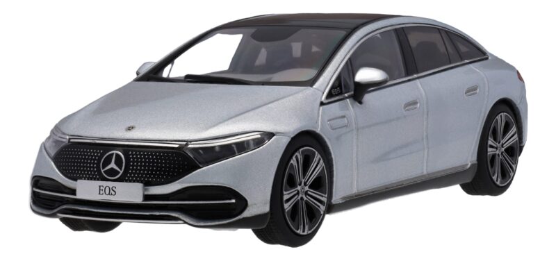 Mercedes EQS Limousine Elektromos Művészet Modellautó - Image 2
