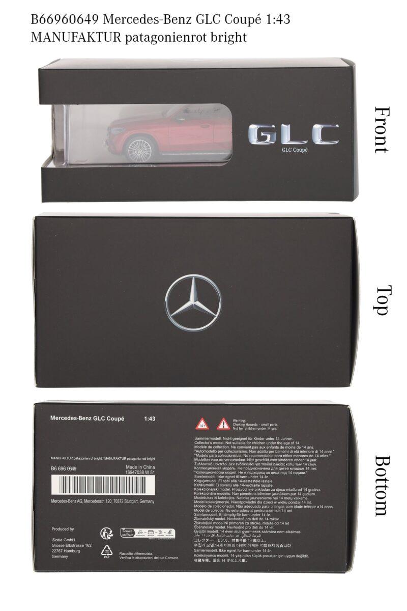 Mercedes GLC Coupé 1:43 AMG Line Modellautó - Image 5