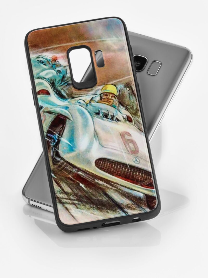 Mercedes versenyautó-retro tok Samsung Galaxy S9-hez - Image 2