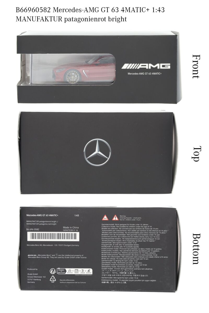 Mercedes AMG GT 63 Miniatűr Modellautó 1:43 - Image 3