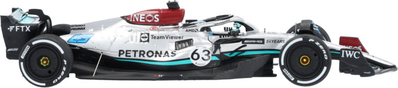 Mercedes W13 George Russell 2022 mini modellautó - Image 2