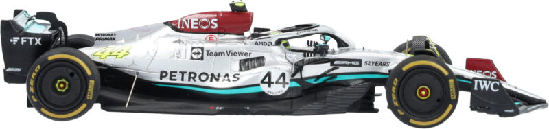 Mercedes W13 Mini Modellautó 1:43 2022 Hamilton