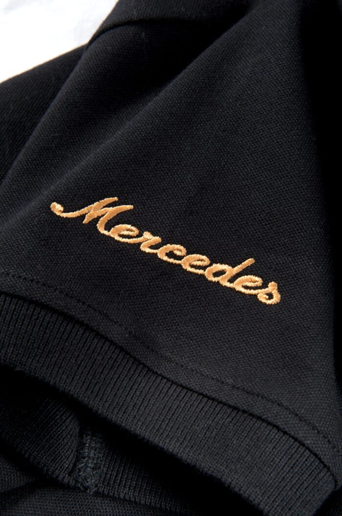 Mercedes női Slim Fit póló arany csillaggal