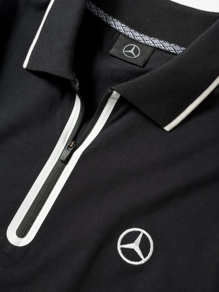Mercedes férfi póló csavart cipzárral