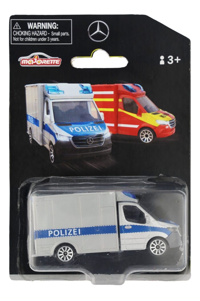 Mercedes Rendőrségi Játékautó Sprinter Modell