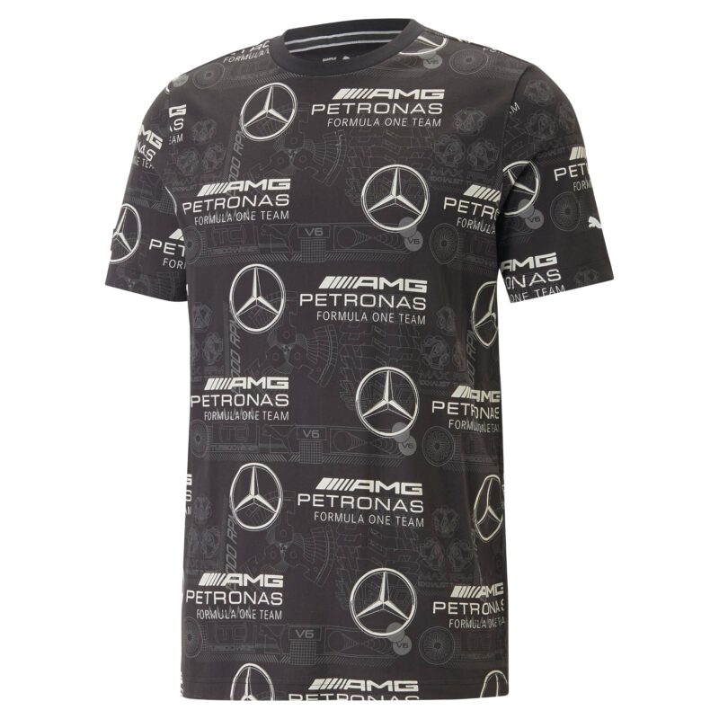 Mercedes sportpóló AMG F1 dizájnnal