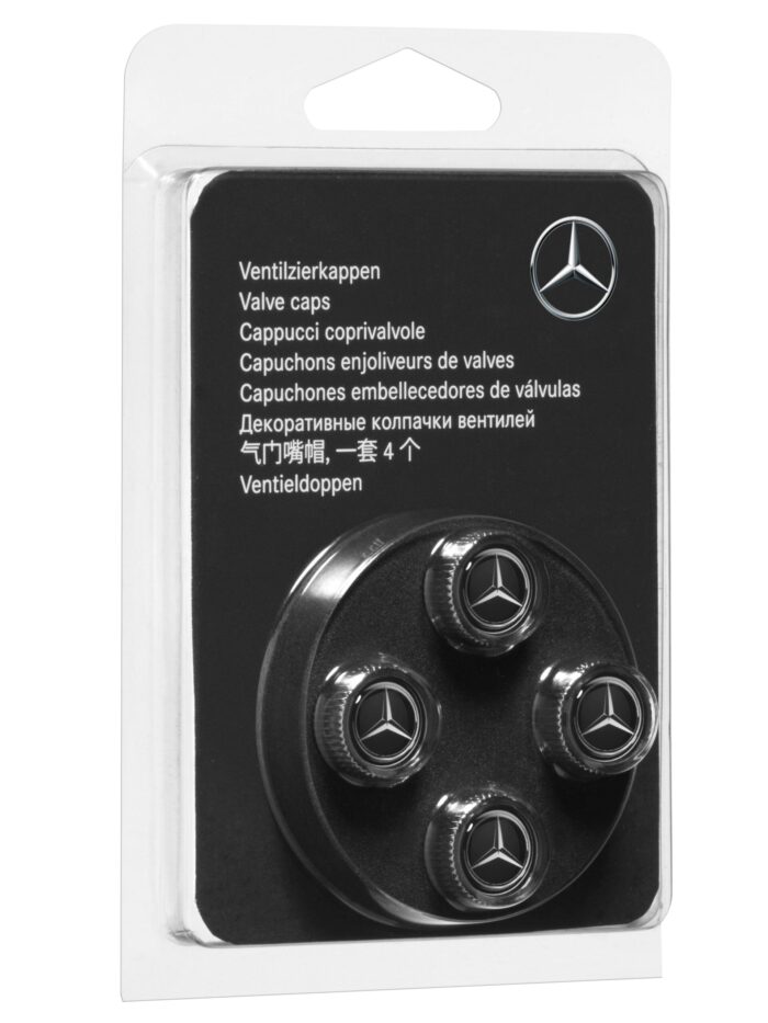 Mercedes krómozott szelep díszítő sapka szett 4 db