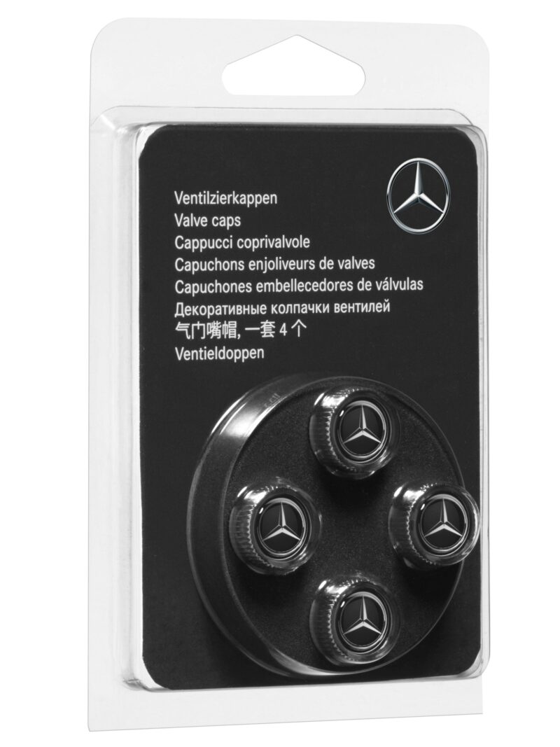 Mercedes krómozott szelep díszítő sapka szett 4 db